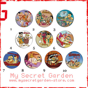 The Flintstones - Pinback Button Badge Set 1a or 1b ( or Hair Ties / 4.4 cm Badge / Magnet / Keychain Set )